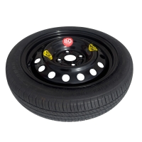 Set - Ruotino di scorta MINI COOPER I R15 4x100x56,1 + Giradadi + Crick + Custodia per crick