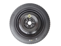 Set - Ruotino di scorta FIAT E-DOBLO R16 5x98x58,1 + Giradadi + Crick + Custodia per crick